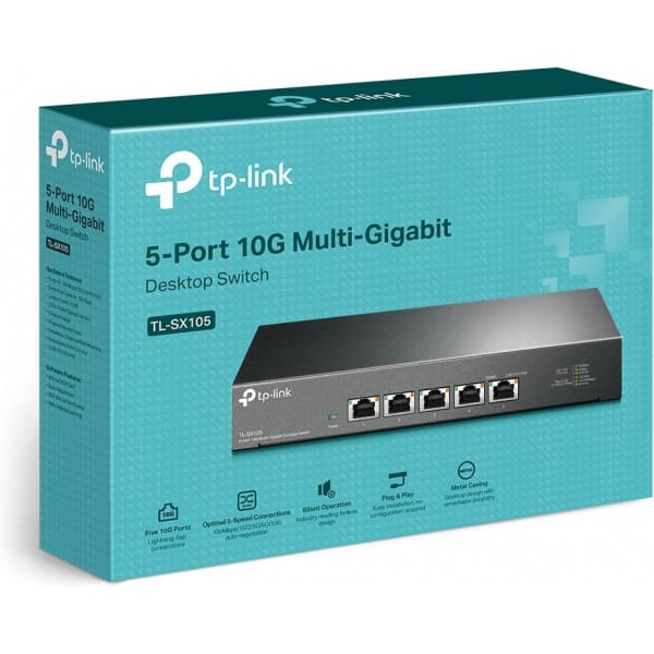 TP-LINK TL-SX105 - 5-portars Multi-Gigabit-switch