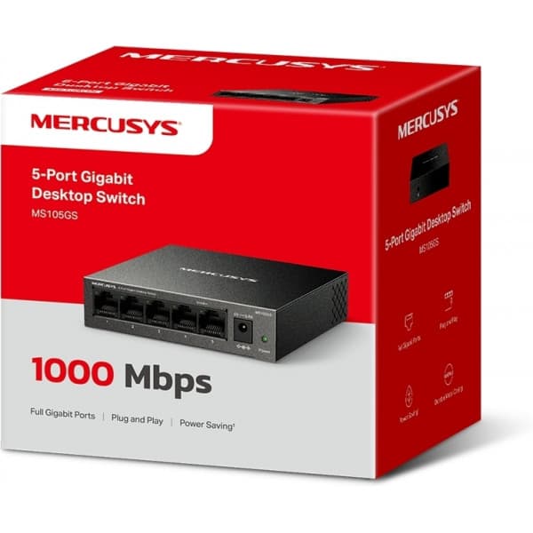 Mercusys MS105GS -5-porttinen kytkin
