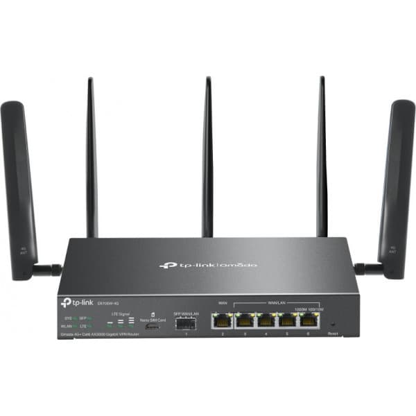 TP-LINK ER706-4G AX3000 -4G+ LTE-modeemi ja VPN-reititin