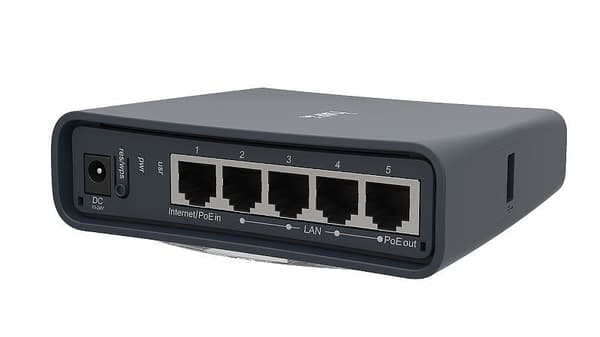 Mikrotik hAP ac lite tower svart Power over Ethernet (PoE)