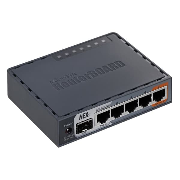 Mikrotik hEX S trådbunden router Gigabit Ethernet Svart