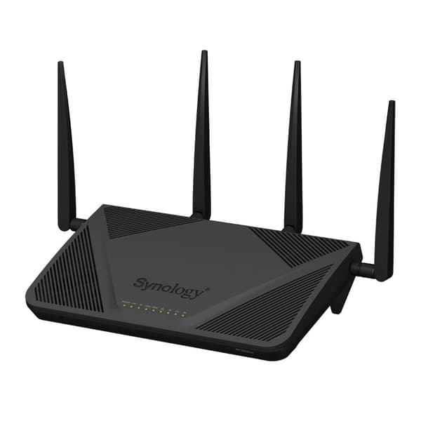 Synology RT2600AC trådløs router Gigabit Ethernet Dual-band (2,4 GHz / 5 GHz) Sort