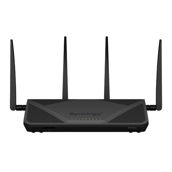 Synology RT2600AC trådløs router Gigabit Ethernet Dual-band (2,4 GHz / 5 GHz) Sort