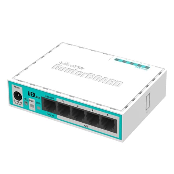Mikrotik hEX lite trådbunden router Vit | CDON