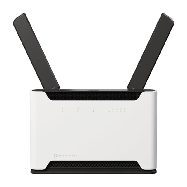 MikroTik Chateau LTE18 ax S53UG+5HaxD2HaxD-TC&EG18-EA 802.11ax, 574 Mbit/s (2,4 GHz) / 1200 Mbit/s (5 GHz) Mbit/s, Ethernet LAN (RJ-45) portar 4,