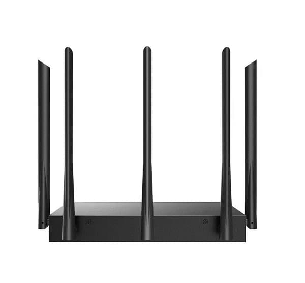 Tenda W30E AX3000 langaton reititin Gigabit Ethernet Dual-band (2.4 GHz / 5 GHz) Musta