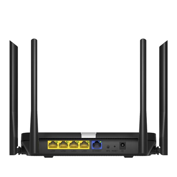 Cudy X6 trådløs router Gigabit Ethernet Dual-band (2,4 GHz / 5 GHz) Sort