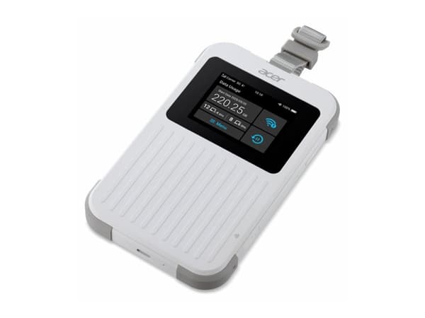Acer Connect M6E with 1GB, Wi-Fi 6E (802.11ax), Dual-band (2.4GHz + 5GHz or 2.4GHz + 6GHz), 5G, Portable router