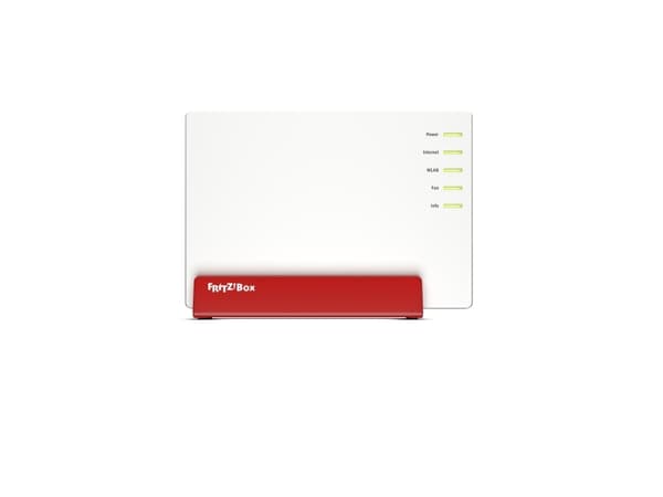 FRITZ!Box FRITZ! BOX 7583 VDSL router bezprzewodowy Gigabit Ethernet Dual-band (2.4 GHz/5 GHz) 4G Czerwony, Bialy