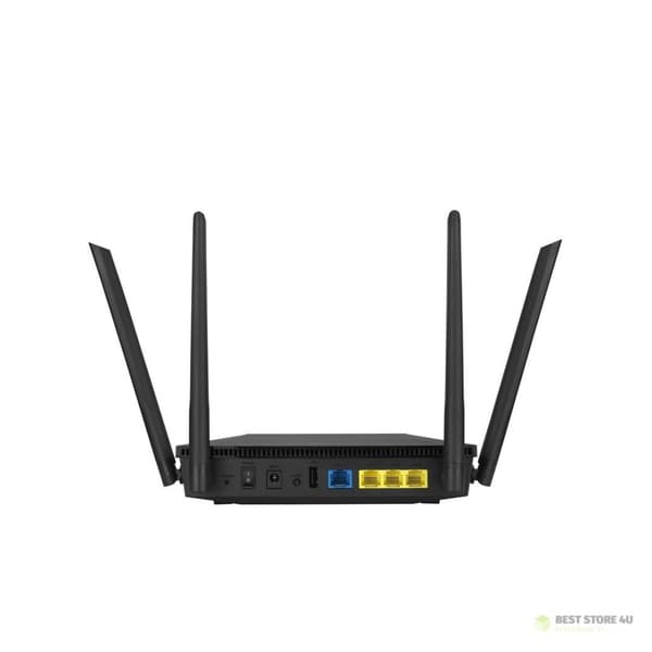 ASUS RT-AX53U Gigabit Ethernet-router WiFi 6/AX WRL 1800MBPS 1000M 4P/DUBBELBAND