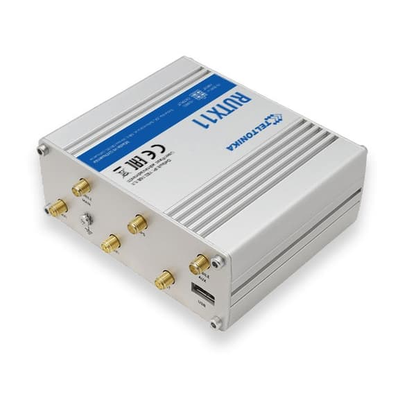 Teltonika RUTX11 trådløs router Gigabit Ethernet Dual-band (2,4 GHz / 5 GHz) 4G Grå