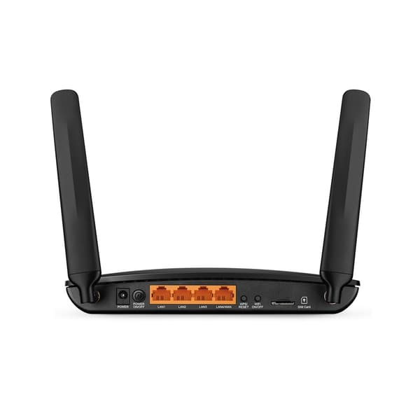 TP-Link TL-MR150 langaton reititin Nopea Ethernet Yksikaistainen (2,4 GHz) 4G Musta