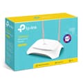 Miniatyrbillede 4 af 4: TP-Link TL-WR840N trådløs router Fast Ethernet Single-band (2,4 GHz) Grå, Hvid