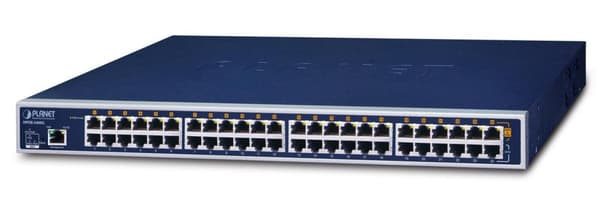 Planet 24-portars 802.3at 30w hanterad, HPOE-2400G Blå