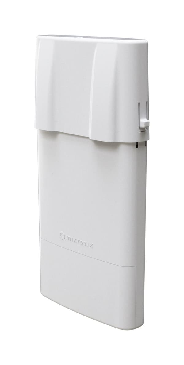 MikroTik NetBox 5 ax med dual-core CPU ARM IPQ-5010 800 MHz, 256 MB RAM, 1xGigabit LAN, indbygget 5 GHz 802.11a/n/ac/ax, L11UG-5HAXD-NB