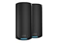Miniatyrbild 1 av 2: NETGEAR Orbi 970 Series RBE972SB - Wifi-system - (router, utökning) - upp till 440 kvadratmeter - mesh 10GbE, 2.5GbE, Wi-Fi 7 - Wi-Fi 7 - Quad-band