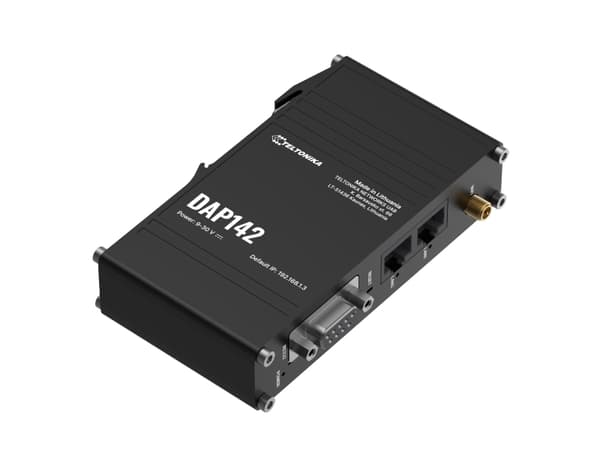 Teltonika DAP142, 2,4 GHz, 300 Mbit/s, OWE, WPA-EAP, WPA-PSK, WPA2-EAP, WPA2-PSK, WPA3-EAP, WPA3-SAE, 10,100 Mbit/s