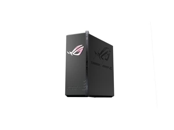 ASUS ROG Strix GS-BE18000, Wi-Fi 7 (802.11be), Triband (2,4 GHz/5 GHz/6 GHz), Nätverksansluten (Ethernet), Svart, Bordsrouter