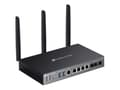 Miniatyrbilde 4 av 5: TP-Link Omada DR3650V(EU), Wi-Fi 6 (802.11ax), Dobbelbånd (2.4 GHz / 5 GHz), Ethernet/bredbåndsforbindelse, ADSL, Sort, Frittstående router
