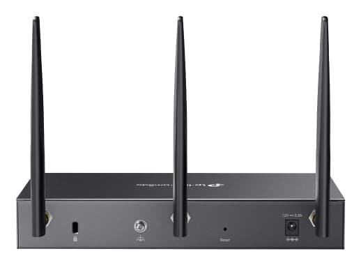 TP-Link Omada DR3650V(EU), Wi-Fi 6 (802.11ax), Dobbelbånd (2.4 GHz / 5 GHz), Ethernet/bredbåndsforbindelse, ADSL, Sort, Frittstående router