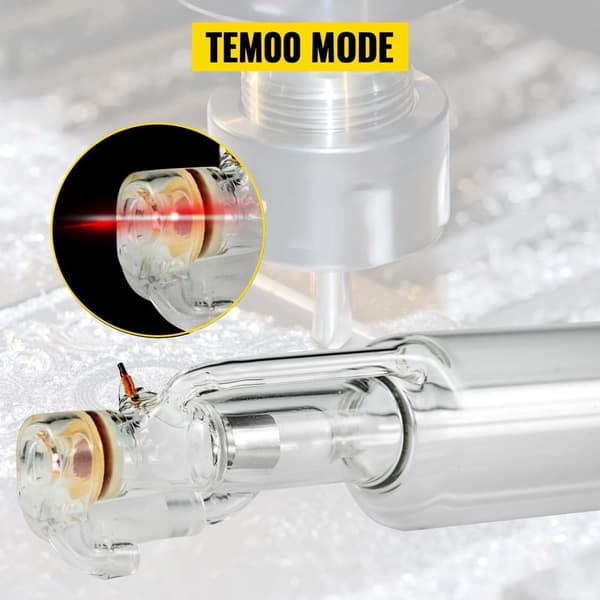 80W 1230mm CO2-laserrör, TEMOO-läge, speciell beläggningsteknik, lång livslängd, bred applikation