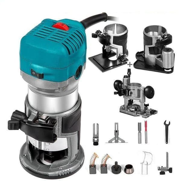 710W 10000-30000RPM elektrisk handtrimmer träfräs, mjukstart, ergonomisk design