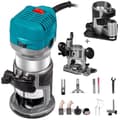 Miniatyrbild 1 av 8: Kit 3, 800W 10000-30000RPM Elektrisk trimmer för träbearbetning med tillbehör, noggrann och flexibel, ergonomisk design, bred applikation