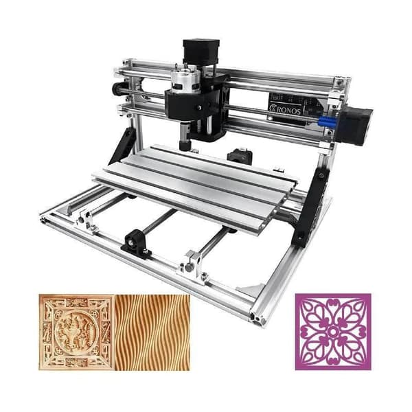 3-axlig 500MW CNC lasergraveringsmaskinsats med USB-gränssnitt/GRBL-styrkort, stort arbetsområde, kraftfull motor, hög precision, enkel installation