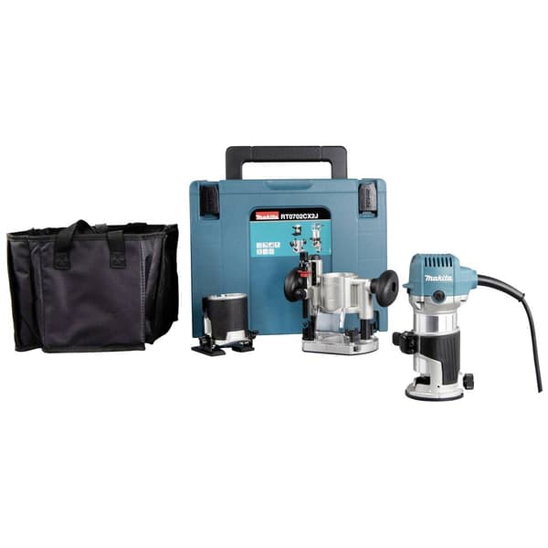 Makita Multifunktionsfräs RT0702CX2J inkl. Tillbehör 710 W