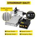 Miniatyrbild 7 av 9: 300W 12000RPM 3-axlig CNC gravyrmaskin med USB-port/kontrollkort/offline-kontroller, stort arbetsområde, kraftfull motor, lättinstallerad