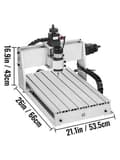 Miniatyrbild 9 av 9: 300W 12000RPM 3-axlig CNC gravyrmaskin med USB-port/kontrollkort/offline-kontroller, stort arbetsområde, kraftfull motor, lättinstallerad