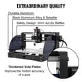 Miniatyrbild 7 av 9: 10000RPM 3-axlig CNC-lasergraveringsmaskin med 2500mw lasermodul, GRBL-styrkort, offline-styrenhet och stort arbetsområde