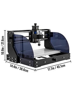 10000RPM 3-axlig CNC-lasergraveringsmaskin med 2500mw lasermodul, GRBL-styrkort, offline-styrenhet och stort arbetsområde