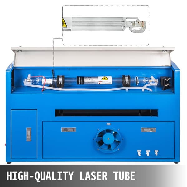 50W CNC CO2 lasergraverings- och skärmaskin, digital display, kraftfull stegmotor, utmärkt laserrör, stark kompatibilitet