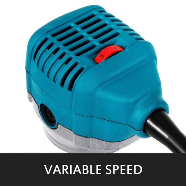 710W 10000-30000 RPM elektrisk träfrässats, 6 variabla hastigheter trätrimmer, smidig mjukstart, exakta inställningar, ergonomisk design