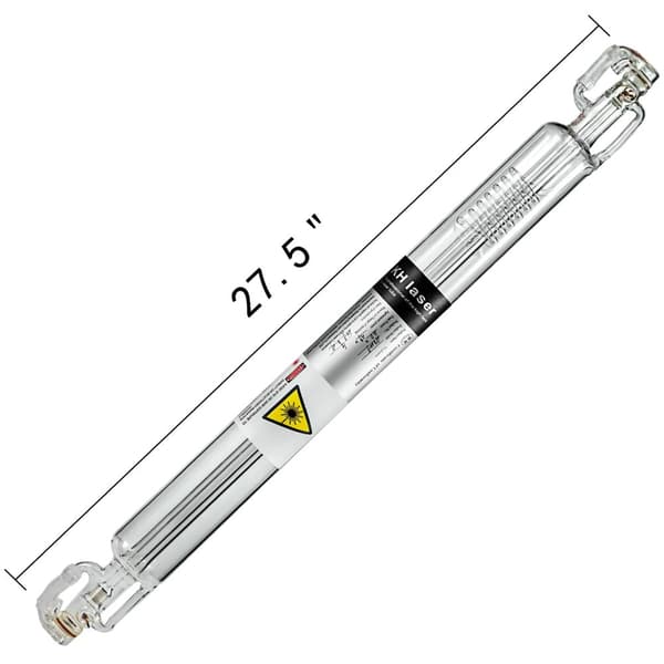 700 mm längd 40W CO2-laserrör för lasergraveringsmaskin, lasermarkeringsmaskin, laserskärmaskin, högpresterande