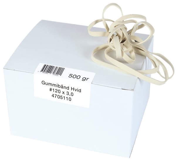 Gummiband 120x3mm vita 0,5kg 575/fp