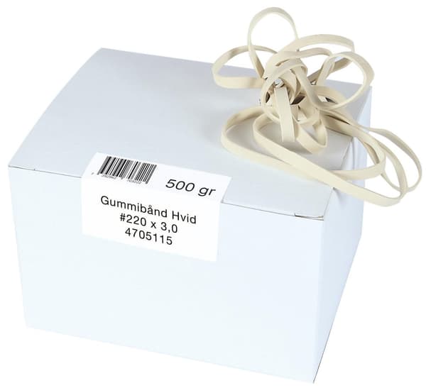 Gummiband 220x3mm vita 0,5kg 315/fp
