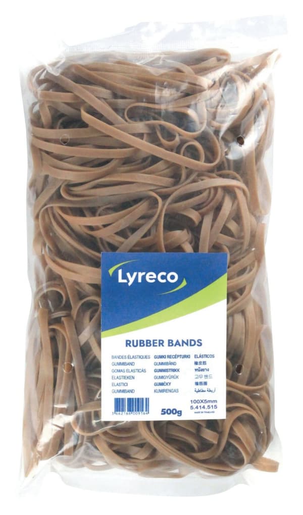 Gummiband LYRECO 100x5mm 500g