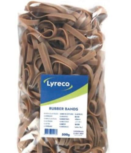 Gummiband LYRECO 125x8mm 500g