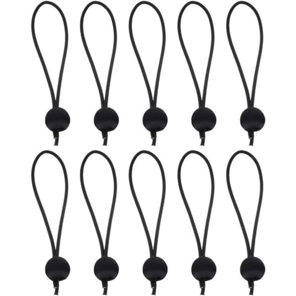 10-Pak - Beslag til Presenning - Elastisk