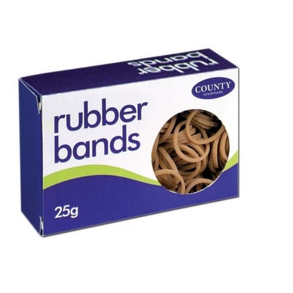 County Stationery Box No 34 Rubber Band