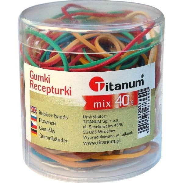 Gummibånd mix 40g Titanum Tube