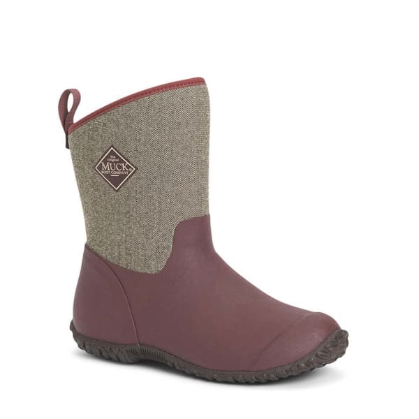 Muck Boots Womens RHS Muckster II Slip On Short Boots Raisin Purple 8 UK