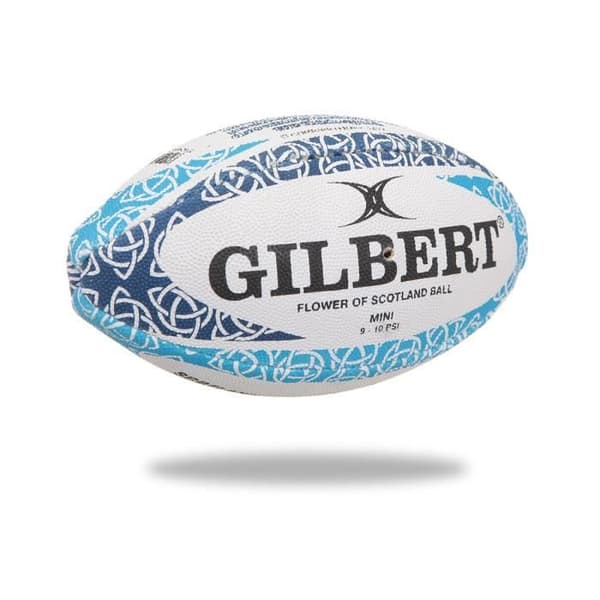 GILBERT Rugby ball MASCOTTES - Scotland Flower of Scotland - Storlek Mini