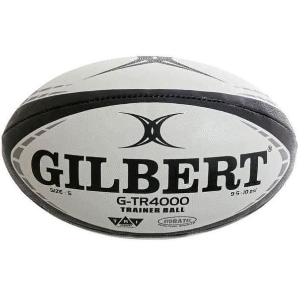 Rugbyboll - GILBERT - G-TR4000 - Storlek 4 - Svart