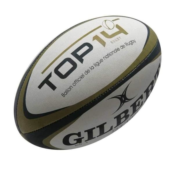 GILBERT Top 14 Mini Replica Rugby Ball - Miesten