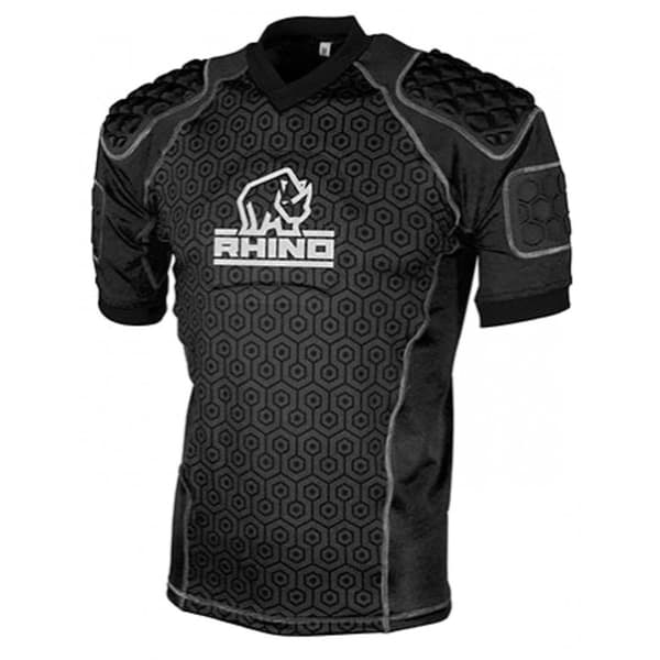 Rhino Unisex Adult Pro Body Protection Top til voksne Black S