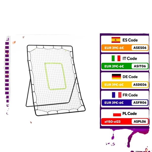 Baseballnet, Stålramme, Sammenklappeligt Design