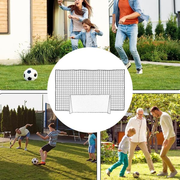 Fodboldindfangningsnet, kraftig design, genanvendeligt til udendørs træning